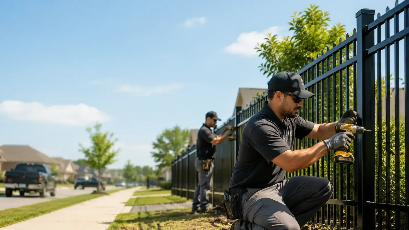 Metal Fence Installation in Caddo Mills, TX